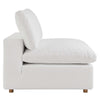 Commix Down Filled Overstuffed Armless Chair by Modway| White