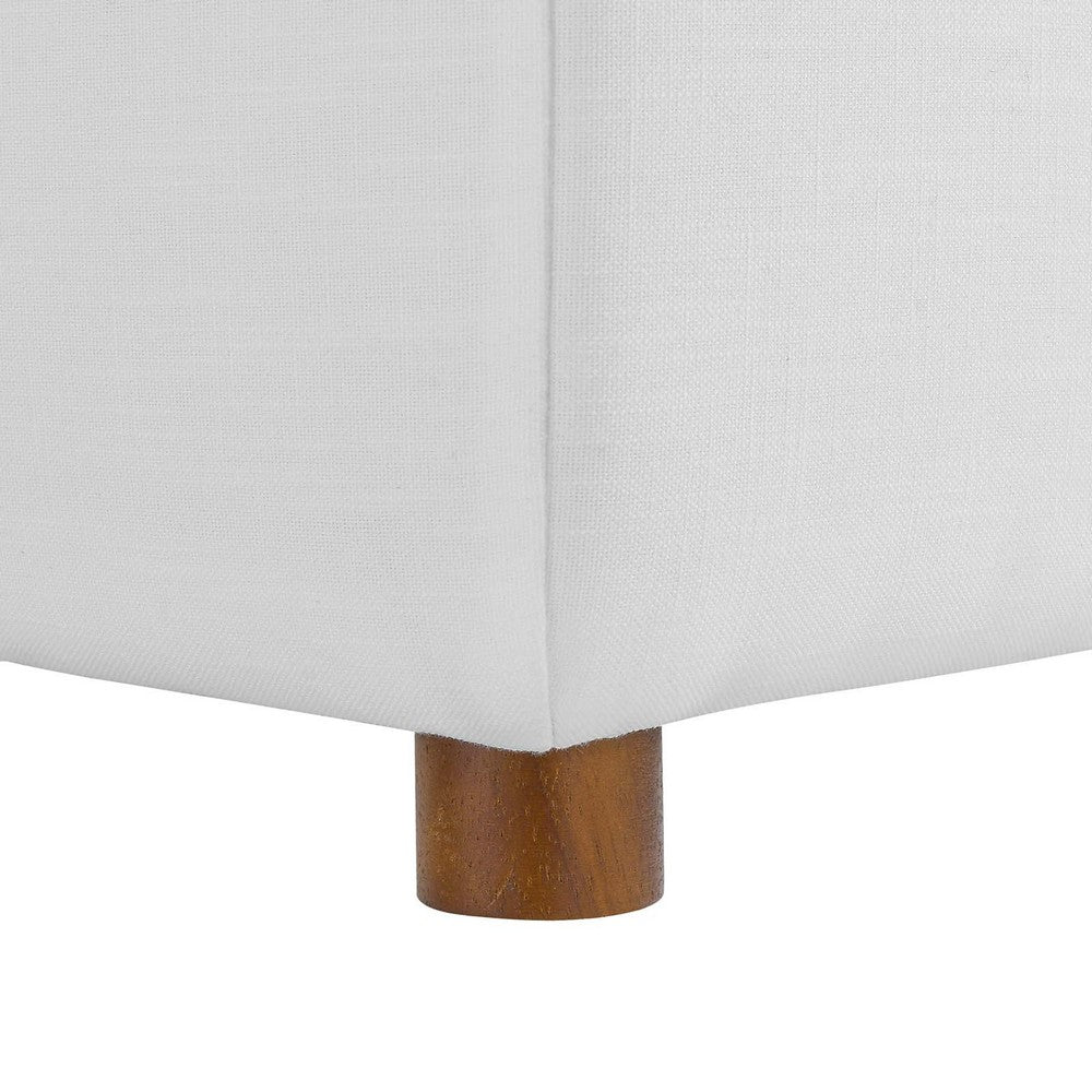 Commix Down Filled Overstuffed Armless Chair by Modway| White