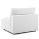Commix Down Filled Overstuffed Armless Chair by Modway| White