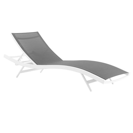 Glimpse Outdoor Patio Mesh Chaise Lounge Chair - No Shipping Charges