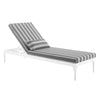 Perspective Cushion Outdoor Patio Chaise Lounge Chair by Modway| Gray