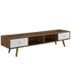 Transmit 70" Media Console Wood TV Stand by Modway| White