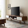 Transmit 70" Media Console Wood TV Stand by Modway| White