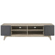 Tread 70" Media Console TV Stand by Modway| Gray