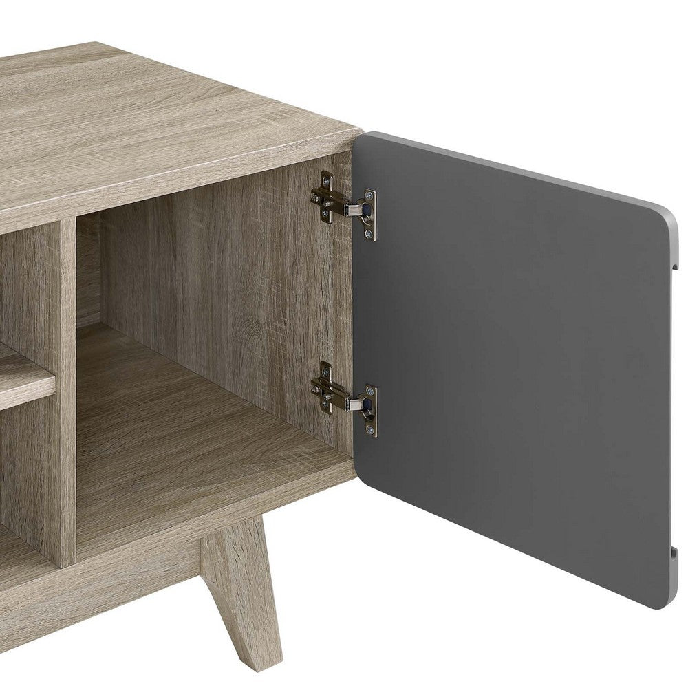 Tread 70" Media Console TV Stand by Modway| Gray