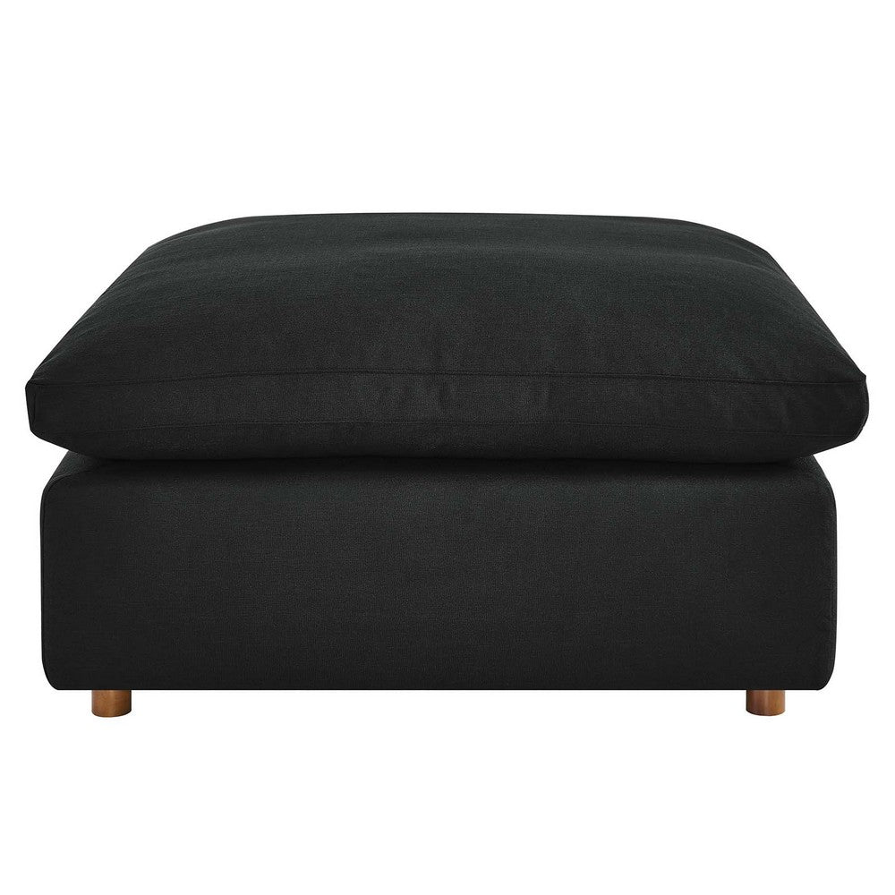 Commix Down Filled Overstuffed Ottoman by Modway| Black