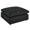 Commix Down Filled Overstuffed Ottoman by Modway| Black