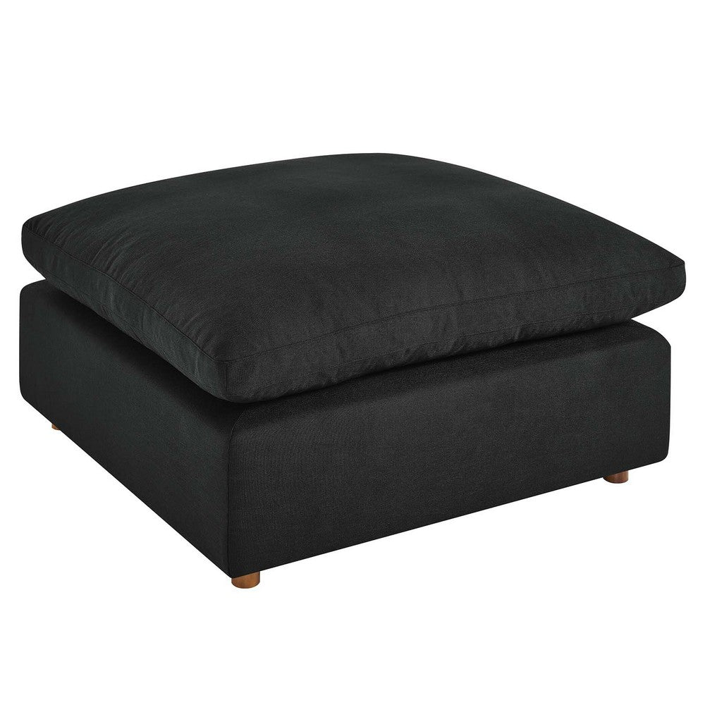 Commix Down Filled Overstuffed Ottoman by Modway| Black