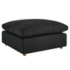 Commix Down Filled Overstuffed Ottoman by Modway| Black