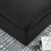 Commix Down Filled Overstuffed Ottoman by Modway| Black