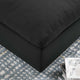 Commix Down Filled Overstuffed Ottoman by Modway| Black