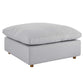 Commix Down Filled Overstuffed Ottoman - No Shipping Charges