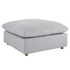 Commix Down Filled Overstuffed Ottoman by Modway| Gray