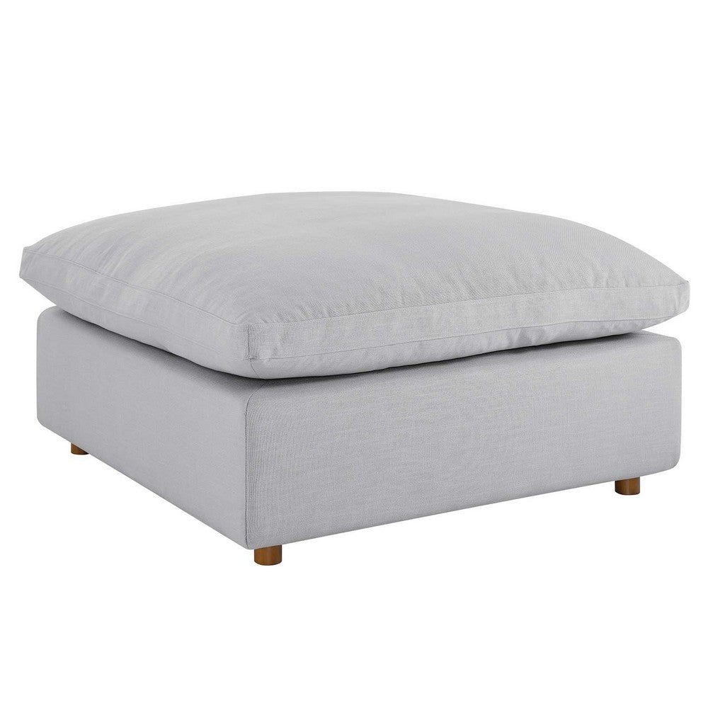 Commix Down Filled Overstuffed Ottoman by Modway| Gray