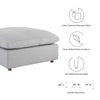 Commix Down Filled Overstuffed Ottoman by Modway| Gray