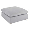 Commix Down Filled Overstuffed Ottoman by Modway| Gray