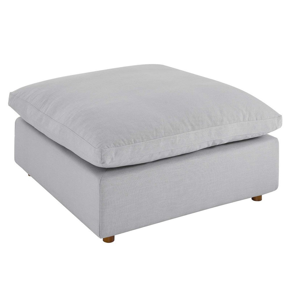 Commix Down Filled Overstuffed Ottoman by Modway| Gray