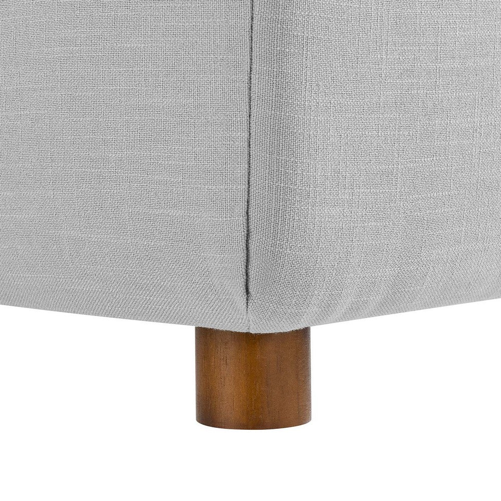 Commix Down Filled Overstuffed Ottoman by Modway| Gray