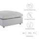 Commix Down Filled Overstuffed Ottoman by Modway| Gray