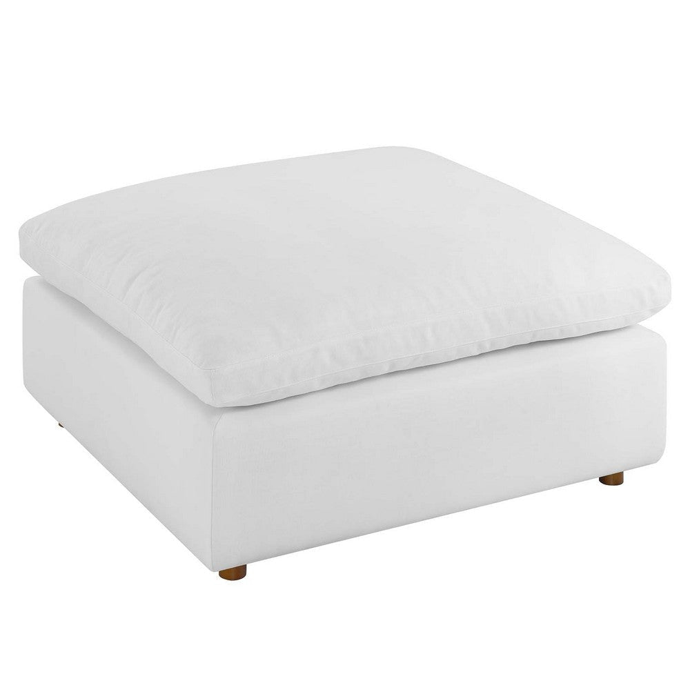 Commix Down Filled Overstuffed Ottoman - No Shipping Charges