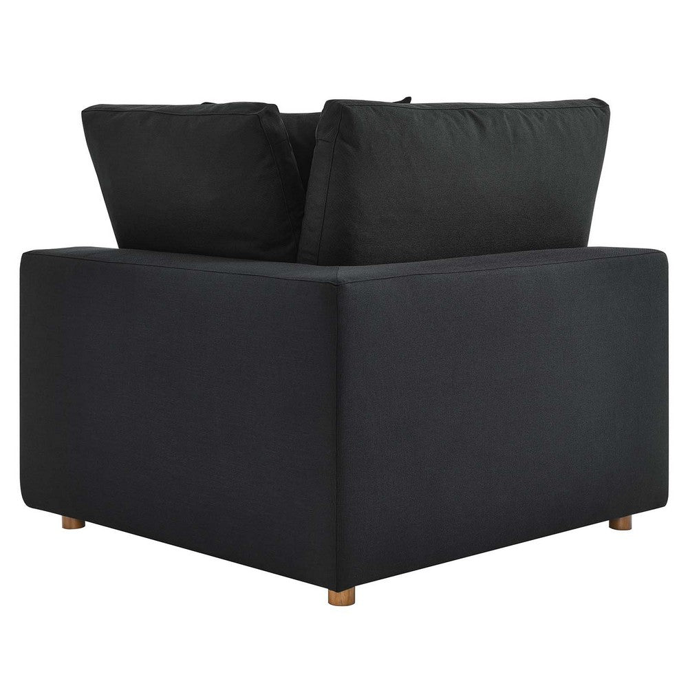 Commix Down Filled Overstuffed Corner Chair by Modway| Black