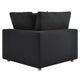 Commix Down Filled Overstuffed Corner Chair by Modway| Black