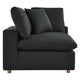 Commix Down Filled Overstuffed Corner Chair by Modway| Black