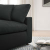 Commix Down Filled Overstuffed Corner Chair by Modway| Black