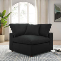 Commix Down Filled Overstuffed Corner Chair by Modway| Black