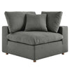 Commix Down Filled Overstuffed Corner Chair by Modway| Gray