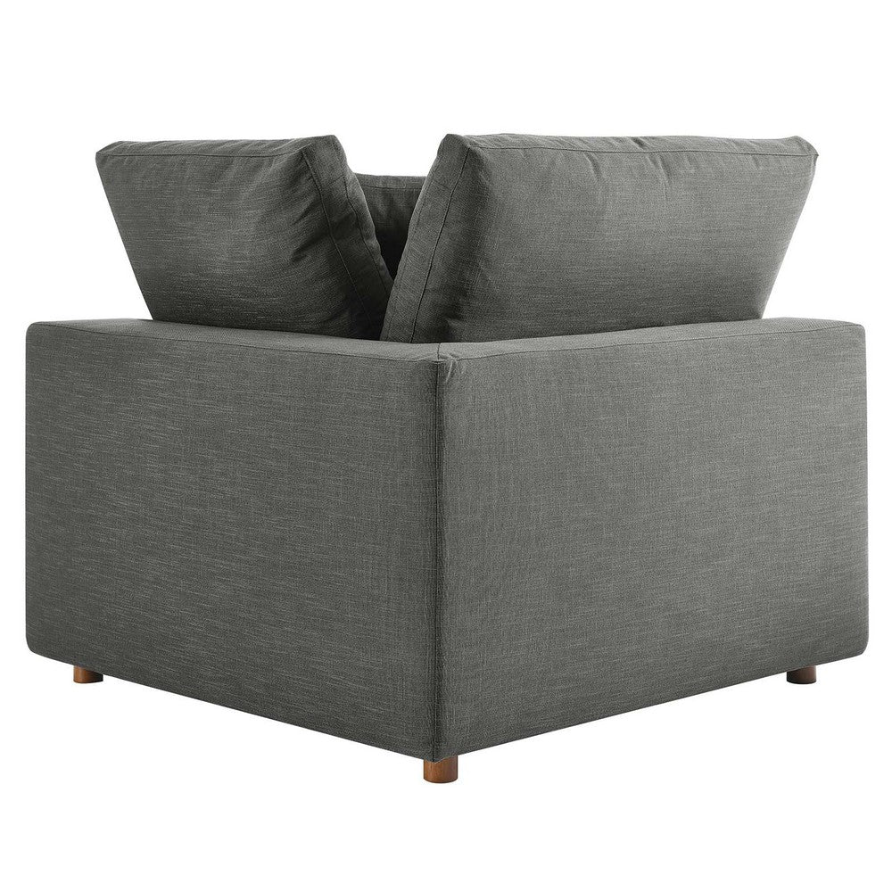 Commix Down Filled Overstuffed Corner Chair by Modway| Gray