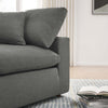 Commix Down Filled Overstuffed Corner Chair by Modway| Gray
