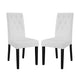 Confer Dining Side Chair Vinyl Set of 2