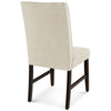 Motivate Channel Tufted Upholstered Fabric Dining Chair Set of 2  - No Shipping Charges