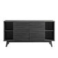 Modway Render 63’’ Mid-Century Modern Sideboard Buffet Table or TV Stand in Charcoal MDY-EEI-3344-CHA