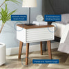 Render End Table by Modway| White