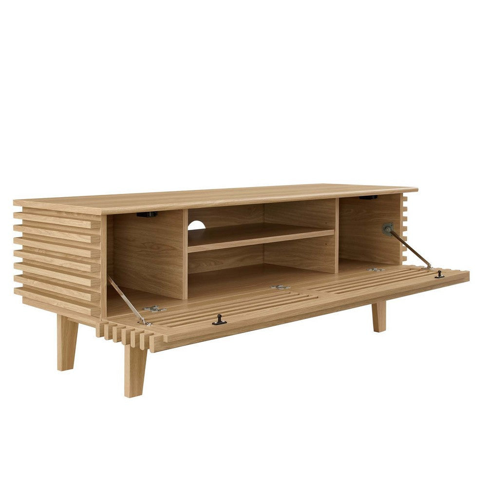 Render 46’ TV Stand - No Shipping Charges MDY-EEI-3346-OAK