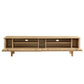 Modway Render Mid-Century Modern Low Profile 71 Inch TV Stand in Oak 71’’ MDY-EEI-3348-OAK