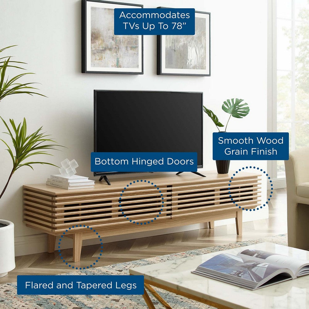 Render 71" TV Stand by Modway| Brown