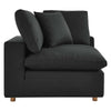 Commix 2 Piece Down Filled Overstuffed Sectional Sofa Set by Modway| Black