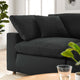 Commix 2 Piece Down Filled Overstuffed Sectional Sofa Set by Modway| Black