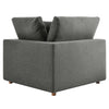 Commix 2 Piece Down Filled Overstuffed Sectional Sofa Set by Modway| Gray