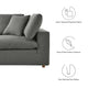 Commix 2 Piece Down Filled Overstuffed Sectional Sofa Set by Modway| Gray