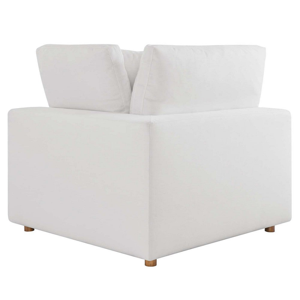 Commix 2 Piece Down Filled Overstuffed Sectional Sofa Set by Modway| White