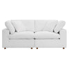 Commix 2 Piece Down Filled Overstuffed Sectional Sofa Set by Modway| White