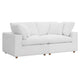 Commix 2 Piece Down Filled Overstuffed Sectional Sofa Set by Modway| White