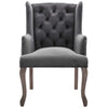 Realm French Vintage Dining Performance Velvet Armchair  - No Shipping Charges