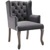 Realm French Vintage Dining Performance Velvet Armchair  - No Shipping Charges