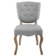 Array Dining Side Chair Set of 2 by Modway| Gray
