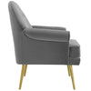 Revive Tufted Button Accent Performance Velvet Armchair  - No Shipping Charges